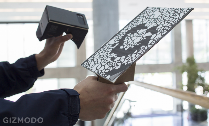 Illustration for article titled Here's The Cardboard Gun to Go With Your Cardboard VR Headset